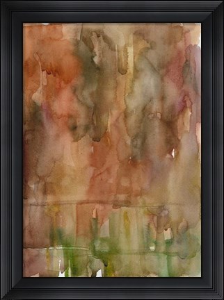 Framed Brown Background Print