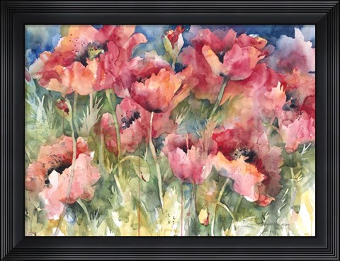 Framed Vermillion Vision Print