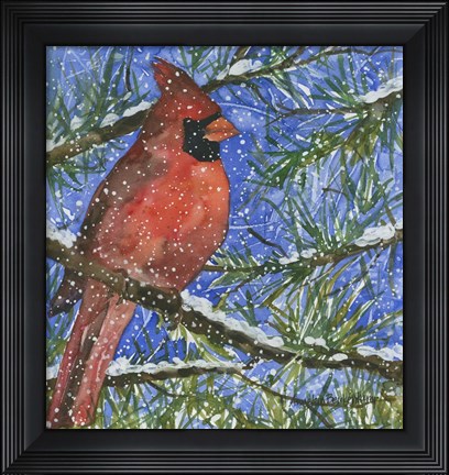 Framed Bright Among Greens Print