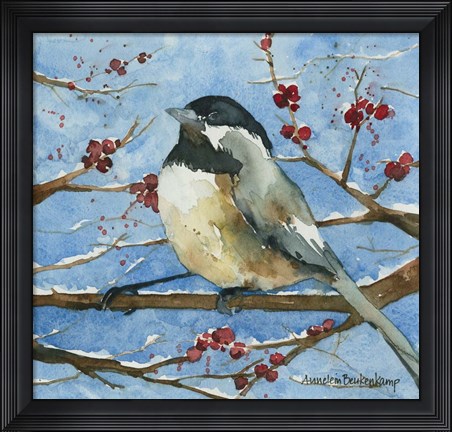 Framed Winter Acrobat Print