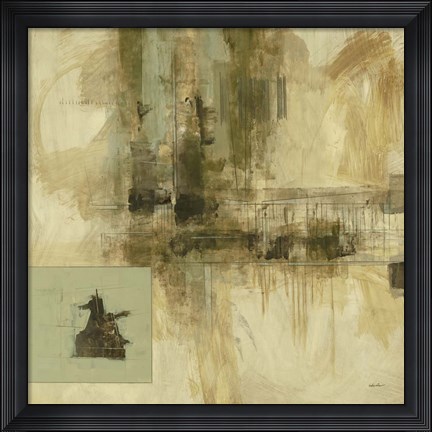 Framed New Cities I Print