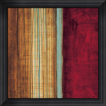 Framed New Lines II Print