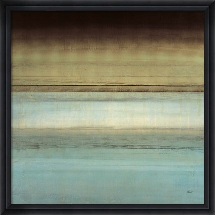 Framed Beauty in Blue II Print