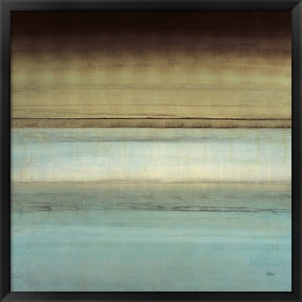 Framed Beauty in Blue II Print