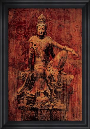 Framed Q&#39;uan Yin Print