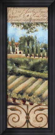 Framed Tuscany Villa I Print