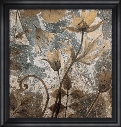 Framed Underwater Botanicals I Print