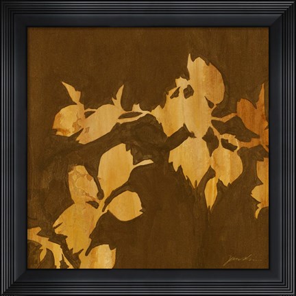 Framed Falling Leaves I Print
