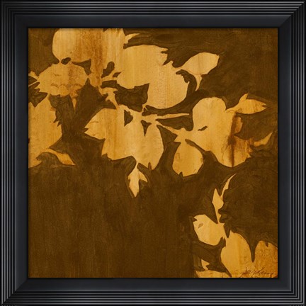 Framed Falling Leaves II Print