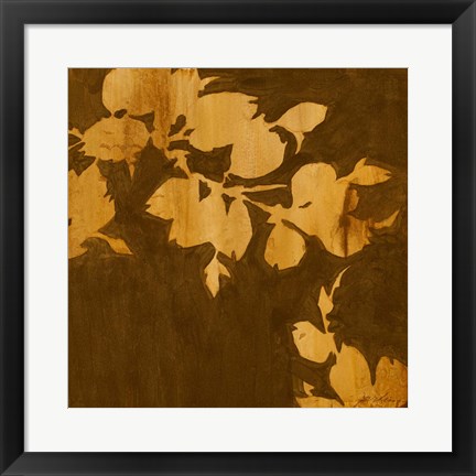 Framed Falling Leaves II Print