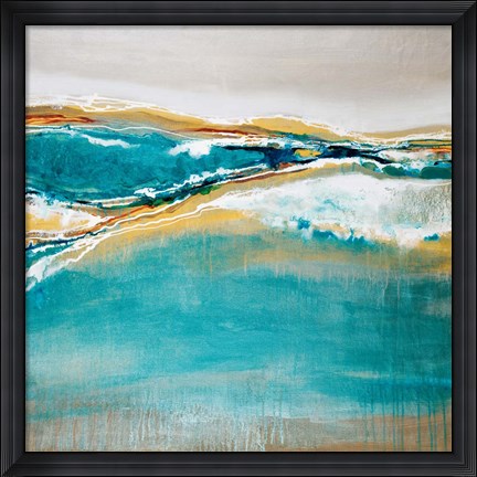 Framed Aqua Quartz Print