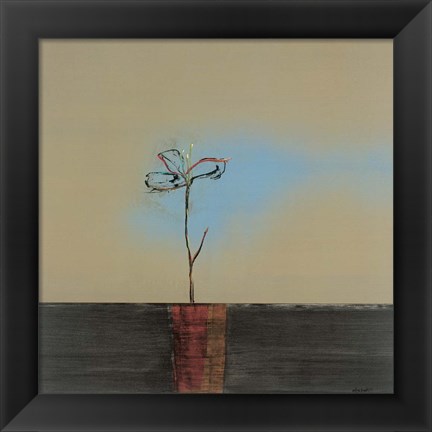 Framed Zen Blossom I Print