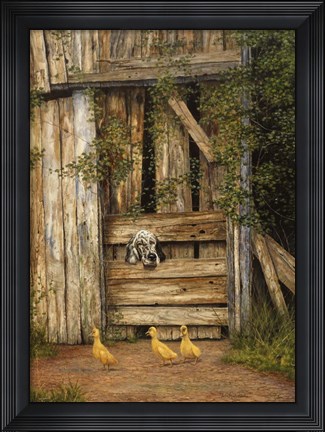 Framed Farmyard Friends Print