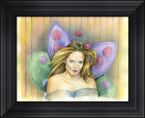 Framed Cute As A Bug Print