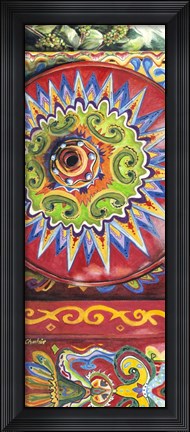 Framed Sarchi Ox Cart Print