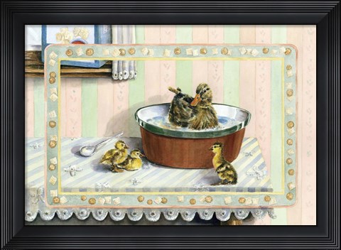 Framed Soup And Quackers Print