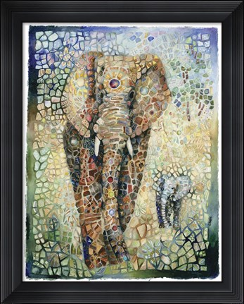 Framed Pachyderm Print