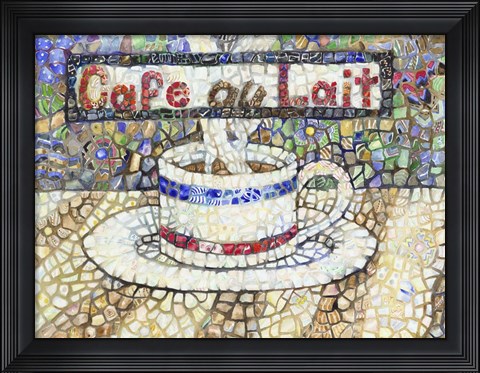 Framed Cafe Au Lait Print