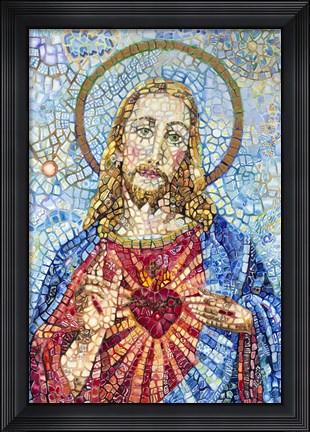 Framed El Corazon Print