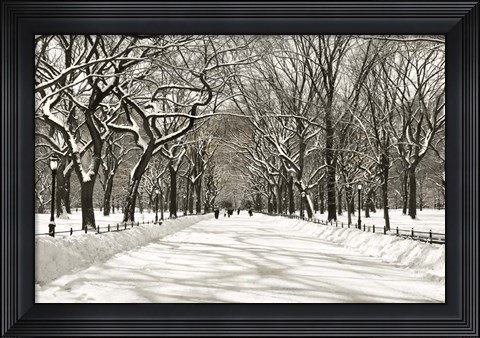 Framed Poets Walk Print