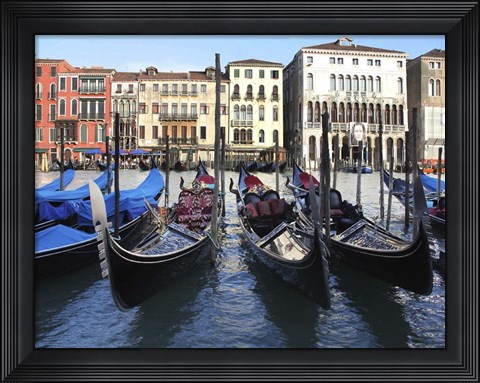 Framed Gondolas Print