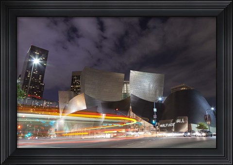 Framed Bus Streak Disney Concert Hall Print