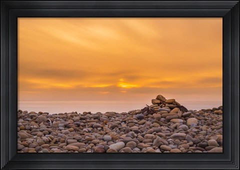 Framed Endless Rock Sunset Print