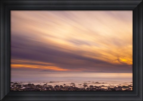 Framed Fire in the Sky Print