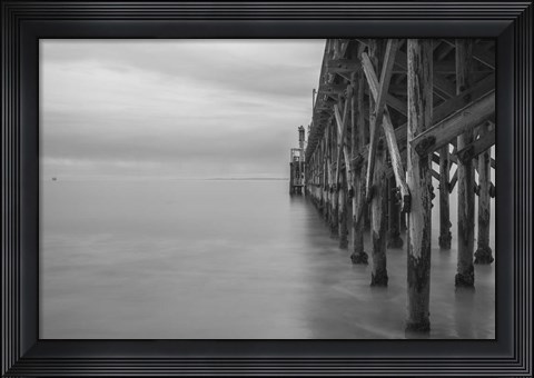 Framed Gaviota Pier Print