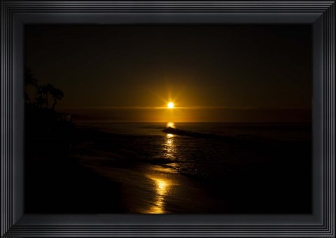 Framed Golden Sunrise Print