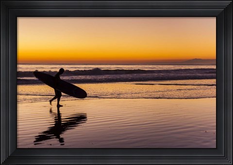 Framed Heading Home Print