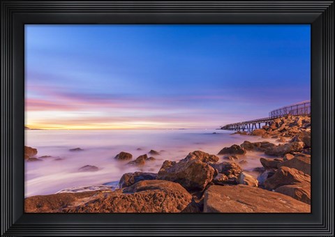 Framed Low Shoals View Print