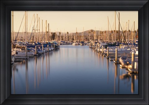 Framed Marina Dusk Print
