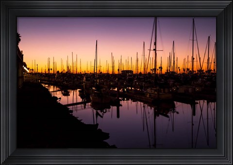 Framed Marina Twilight Print