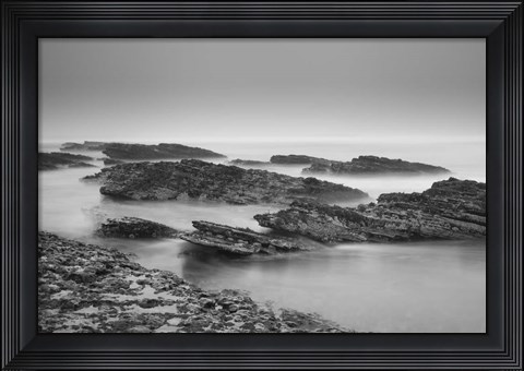 Framed Montana de Oro Rocks Print