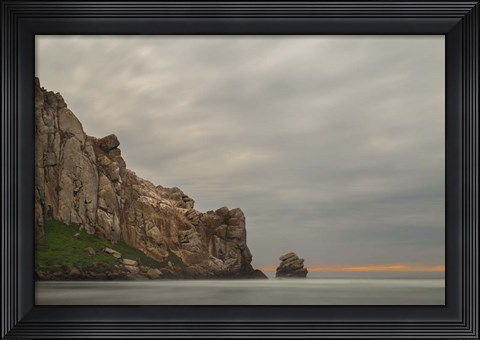 Framed Morro Rock's Edge Print
