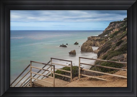Framed Steps To Paradise Print