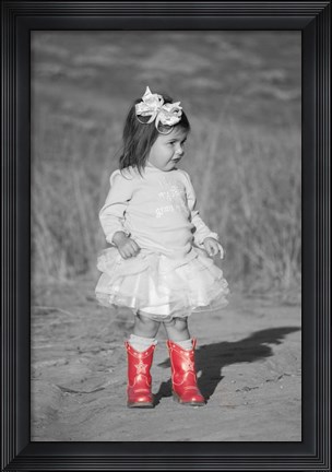 Framed These Boots Were Made for Walkin Print