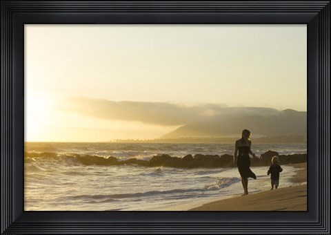 Framed Walk With Me Print