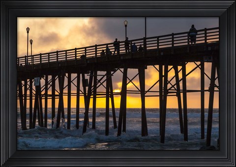 Framed Fire Down Below Print