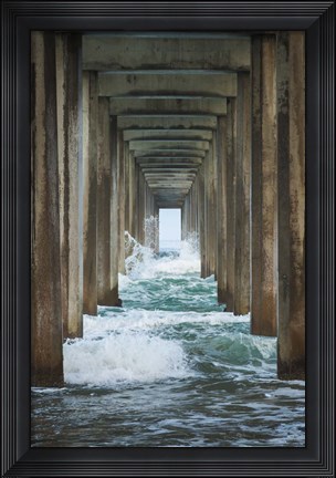 Framed Scripps Splash Print