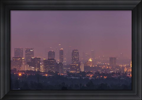 Framed LA&#39;s Early Morning Light Print