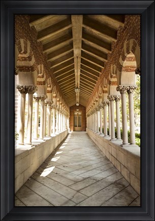 Framed USC Hall Color Print