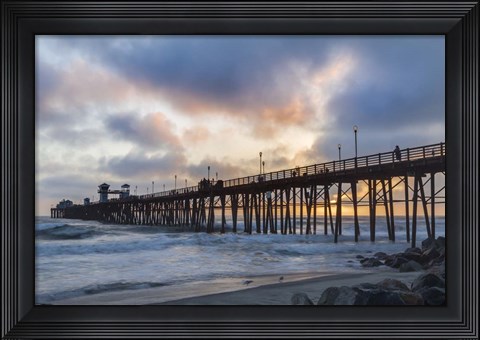 Framed Oceanside Drama Print