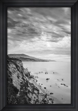 Framed Carpinteria Bluffs III Print