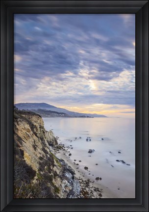 Framed Carpinteria Bluffs II Print