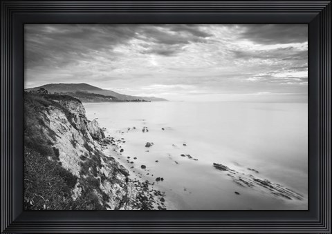 Framed Carpinteria Bluffs I Print