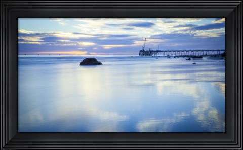 Framed Where Sky Meets Sea Print