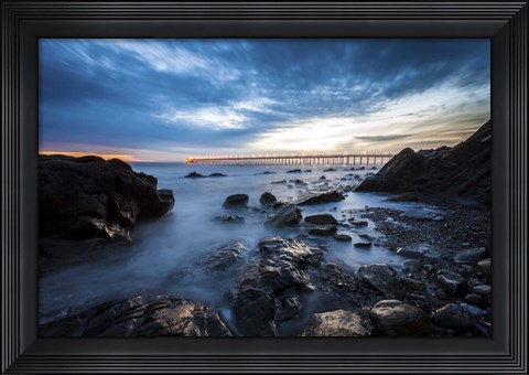 Framed Bacara Twilight Print