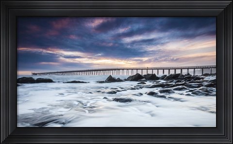 Framed Goleta Night Print